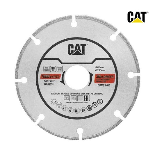 CAT Vacuum Brazed Diamond Metal 115Mm