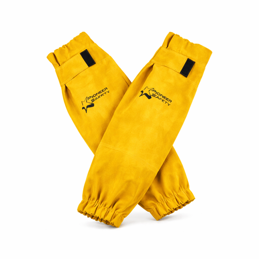 PIONEER Tough Yellow Leather Sleeve (Velcro Close)