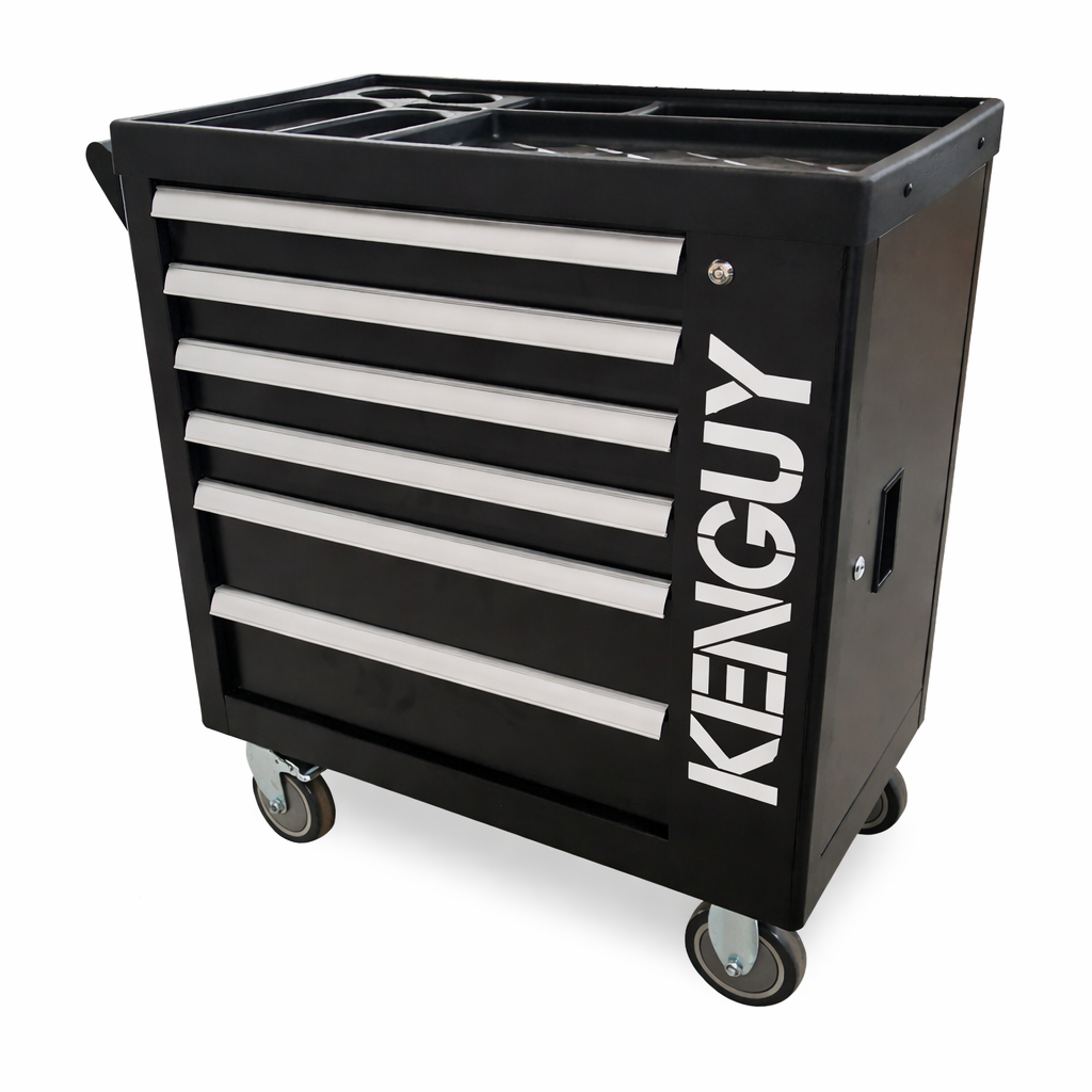 KenGuy Black Tool Trolley — Complete 155-Piece Toolkit