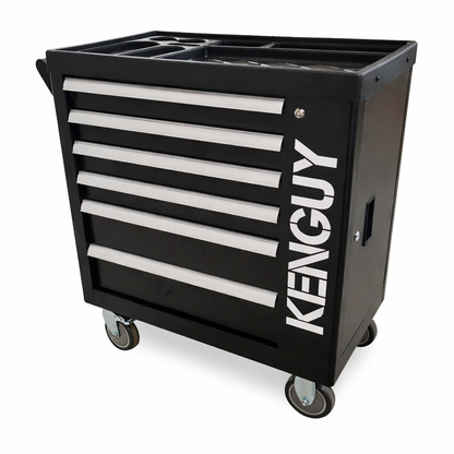 KenGuy Black Tool Trolley — Complete 155-Piece Toolkit