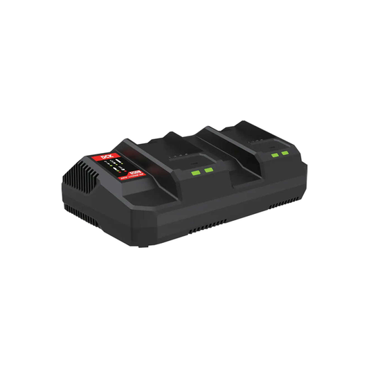 BATTERY CHARGER 20V 4A DUAL DCK - 65MINS FOR 4.0AH BATTERY (2-PORT)