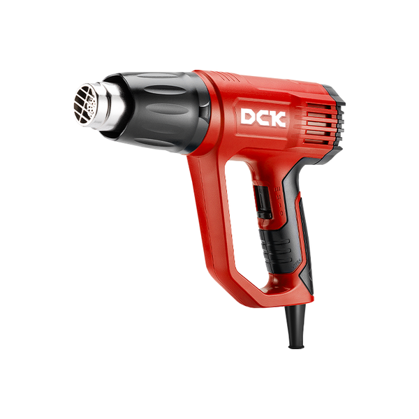HEAT GUN 50-600°C 2000W DCK - AIR VOLUME 250-380 L/MIN (3 SPEED)
