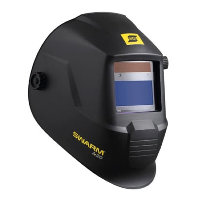 ESAB SWARM A20 welding helmet three-quarter view