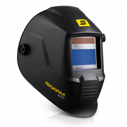 ESAB SWARM A20 auto-darkening welding helmet on a white background