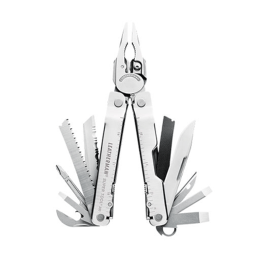 Leatherman Super Tool multi-tool with black nylon pouch