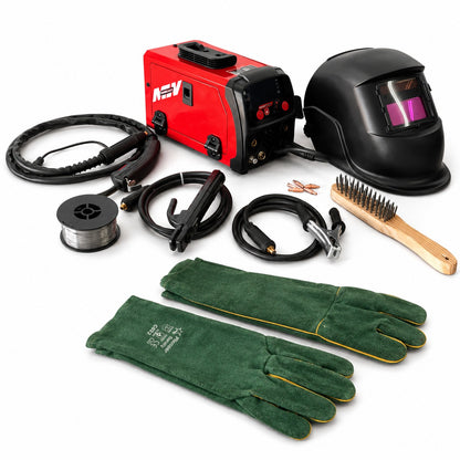 MATWeld Super MIG 130A workshop combo with Pinnacle Arco welding helmet and accessories
