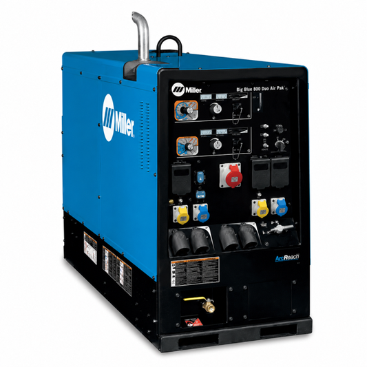 Miller Big Blue 800X Duo Air Pak Diesel Engine-Driven Welder — clean 600 x 600 product image on white