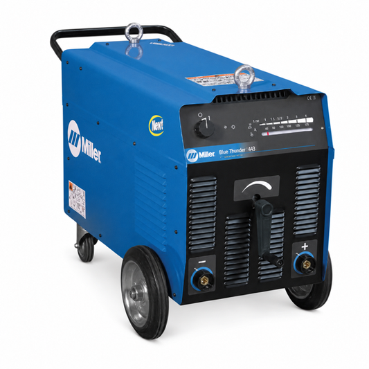 Miller Blue Thunder 443 DC Stick/TIG Welder 380/525V — clean 600 x 600 product image on white