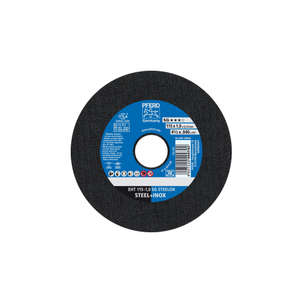 Pferd SG Inox Cutting Disc 115 x 1.0 x 22mm