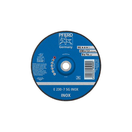 Pferd SG Inox Grinding Disc 230 x 7.0mm
