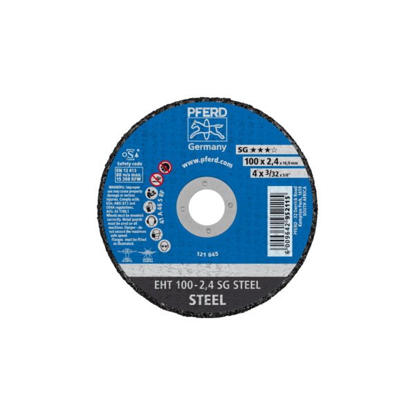 Pferd SG Steel Cutting Disc 100 x 2.4 x 16mm