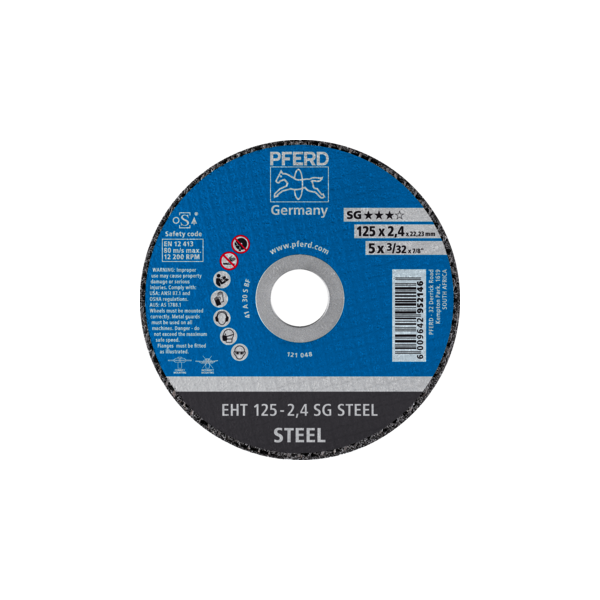 Pferd SG Steel Cutting Disc 125 x 2.4 x 22mm