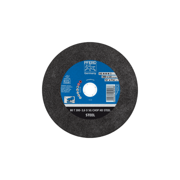 Pferd SG Steel Cutting Disc 300 x 3.6 x 25.4mm