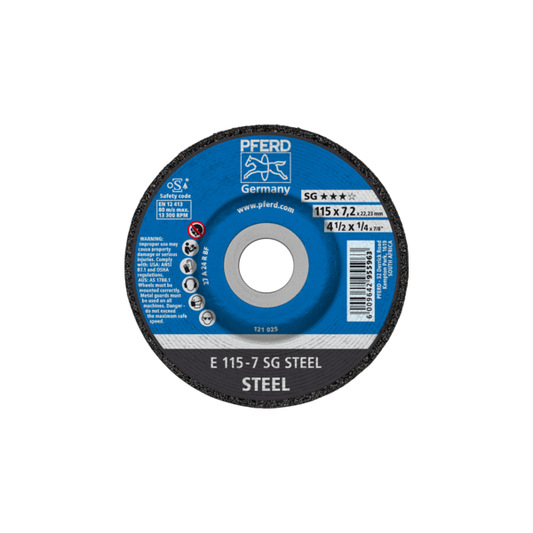 Pferd SG Steel Grinding Disc 115 x 7.0mm