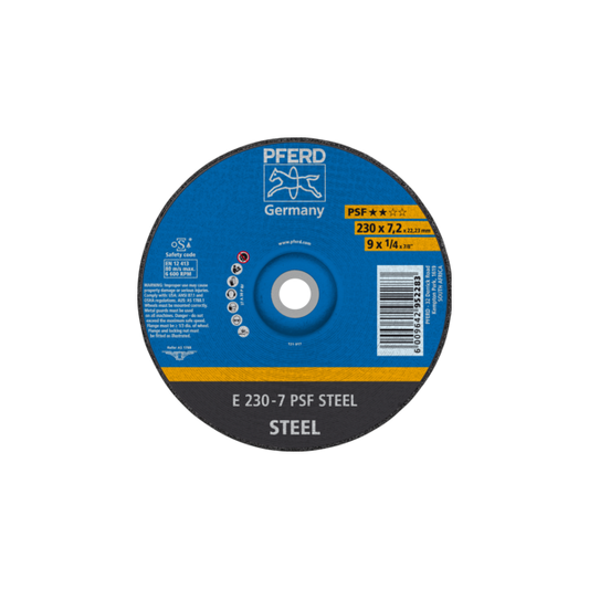 Pferd PSF Steel Grinding Disc 230 x 7.0mm