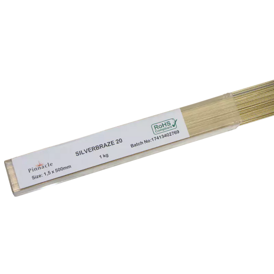 Silverbraze 20 BARE 1.5kg x 500mm 1kg