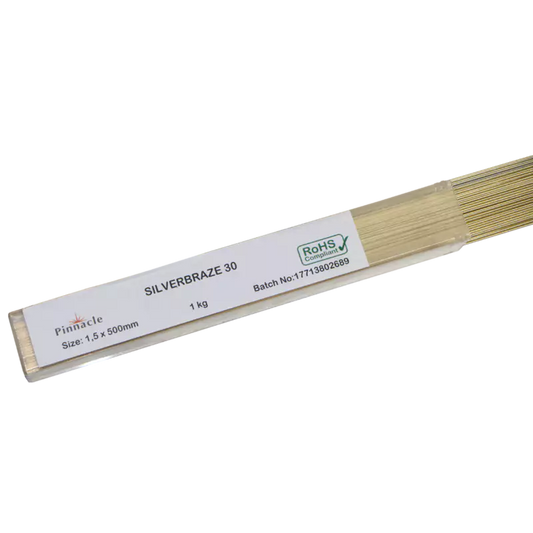 Silverbraze 30 BARE 1.5 x 500mm 1kg