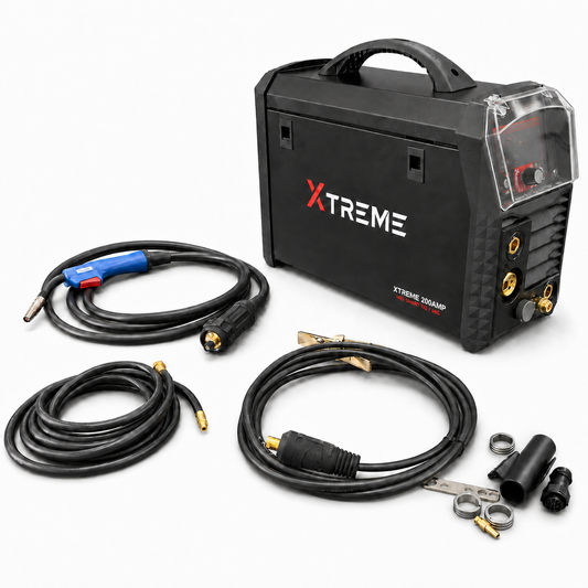 Pinnacle Xtreme Smart 200A multi-process welder with supplied accessories