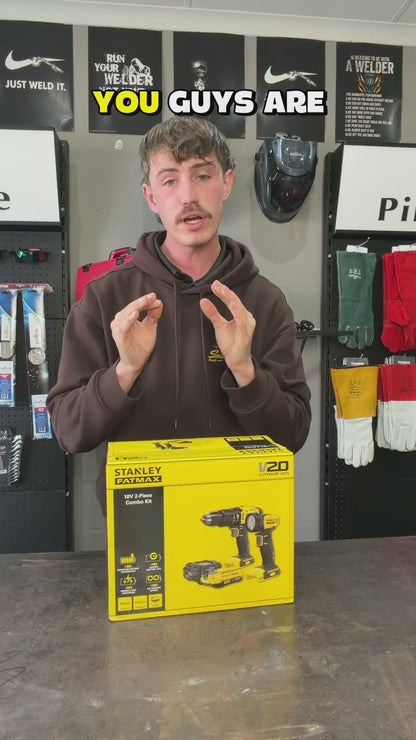 STANLEY FATMAX V20 Cordless Hammer Drill and Flashlight Combo Kit
