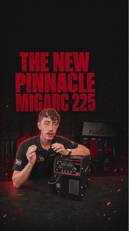 Pinnacle MIGARC 225 Pulse MIG / MMA Multi-Process Welder – 5 kg / 15 kg Spools
