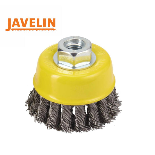 Javelin Wire Cup Brush – Knotted Steel
