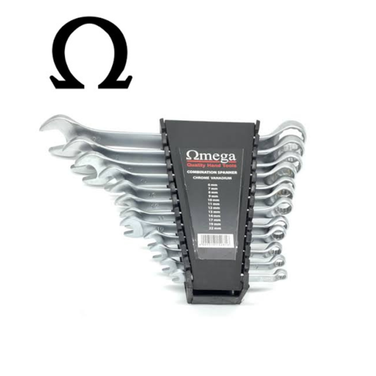 Combination Offset Spanner Set with Clip (6–22mm)