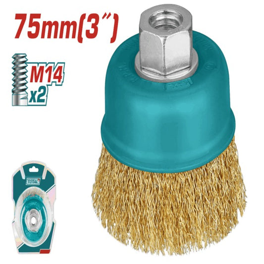 Total Wire Cup Brush 75mm