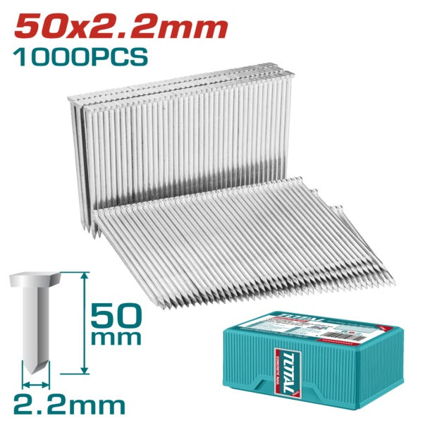 Total Air Concrete Nail 50×2.2mm/1000Pc TAT8641