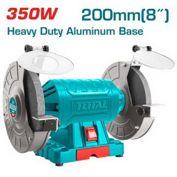 Total 220V Bench grinder 200mm 350w