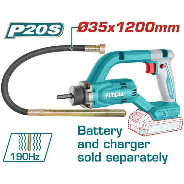 Total 20V Concrete Vibrator SOLO