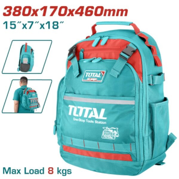 Total Toolbag Back Pack 380x170x460mm 8Kg