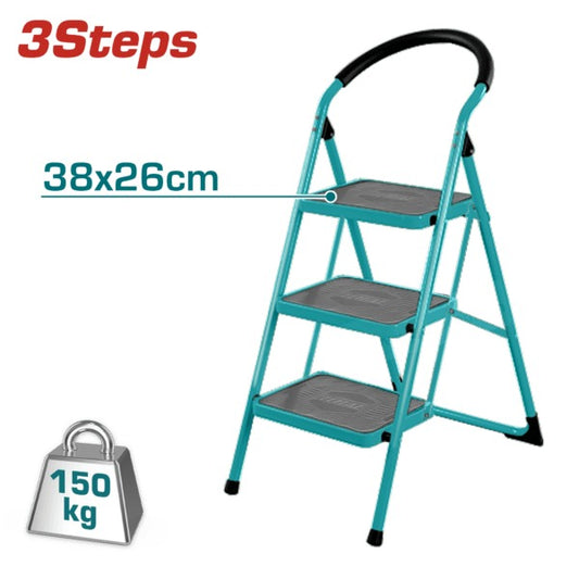 Total Ladder – 3 Step Steel 150kg
