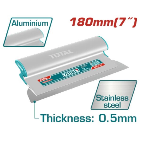 Total Building Skimming Blade 180mm Ss