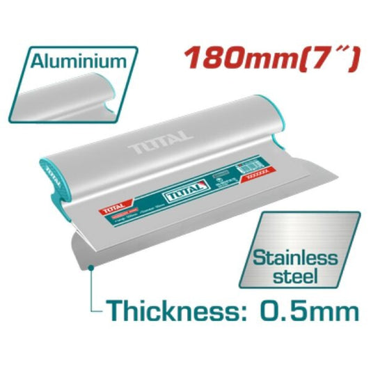 Total Building Skimming Blade 180mm Ss