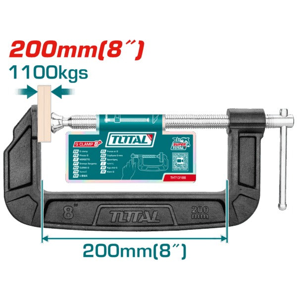 Total Clamp G Type 200mm