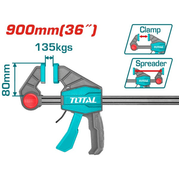 Total Clamp Quick Grip 80x900mm
