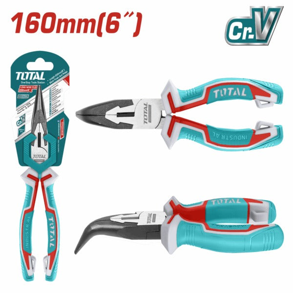 Total Plier Bent Nose 160mm