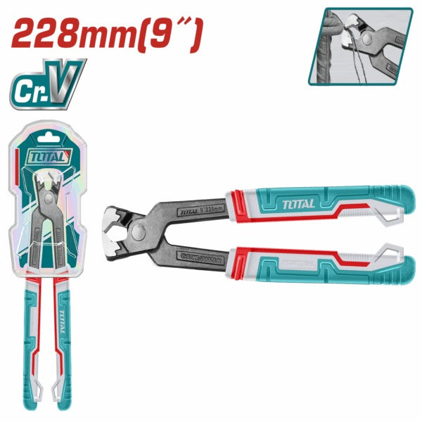 Total Plier Carpenters Pincers 228mm
