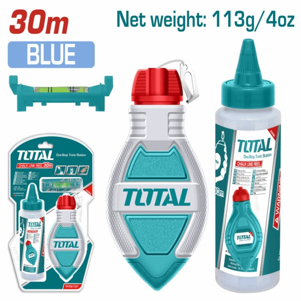 Total Building Chalk Line + Refil + Spririt