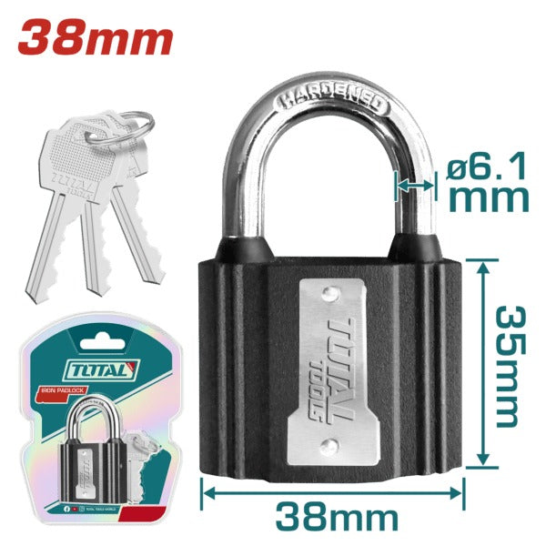 Total Padlock Iron 38mm