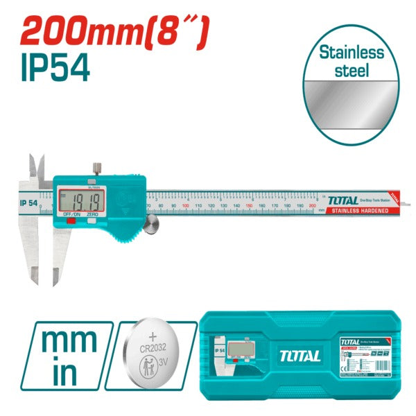 Total Vernier 200mm Digital Metric/Imperial