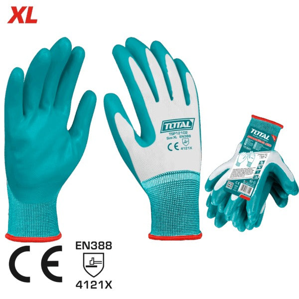 Total Safety Gloves Nitrile XL