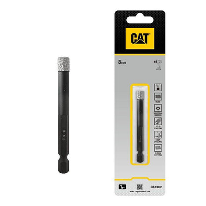 CAT Vacuum Brazed Hole Saw 8mm Pack1