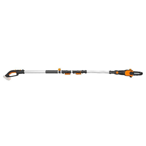 WORX Powershare Cordless Pole Saw with Auto Tension 2.3m (up to 4m reach) Length 200mm TOOL ONLY