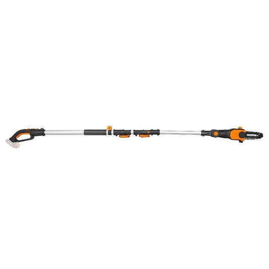WORX Powershare Cordless Pole Saw with Auto Tension 2.3m (up to 4m reach) Length 200mm TOOL ONLY